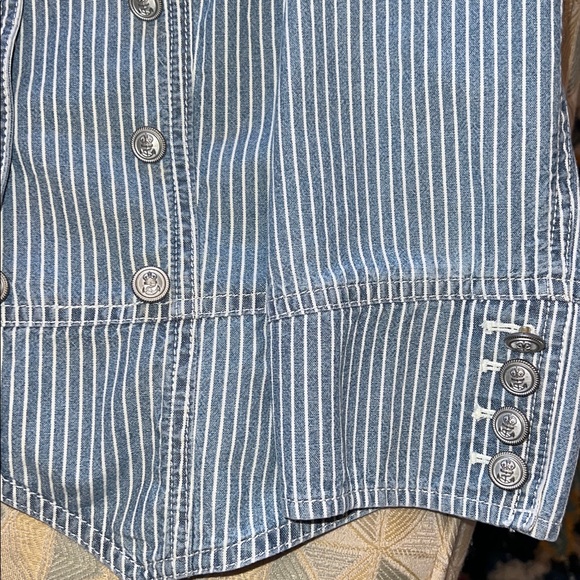 Vintage Ralph Lauren striped military style blouse - Picture 3 of 7